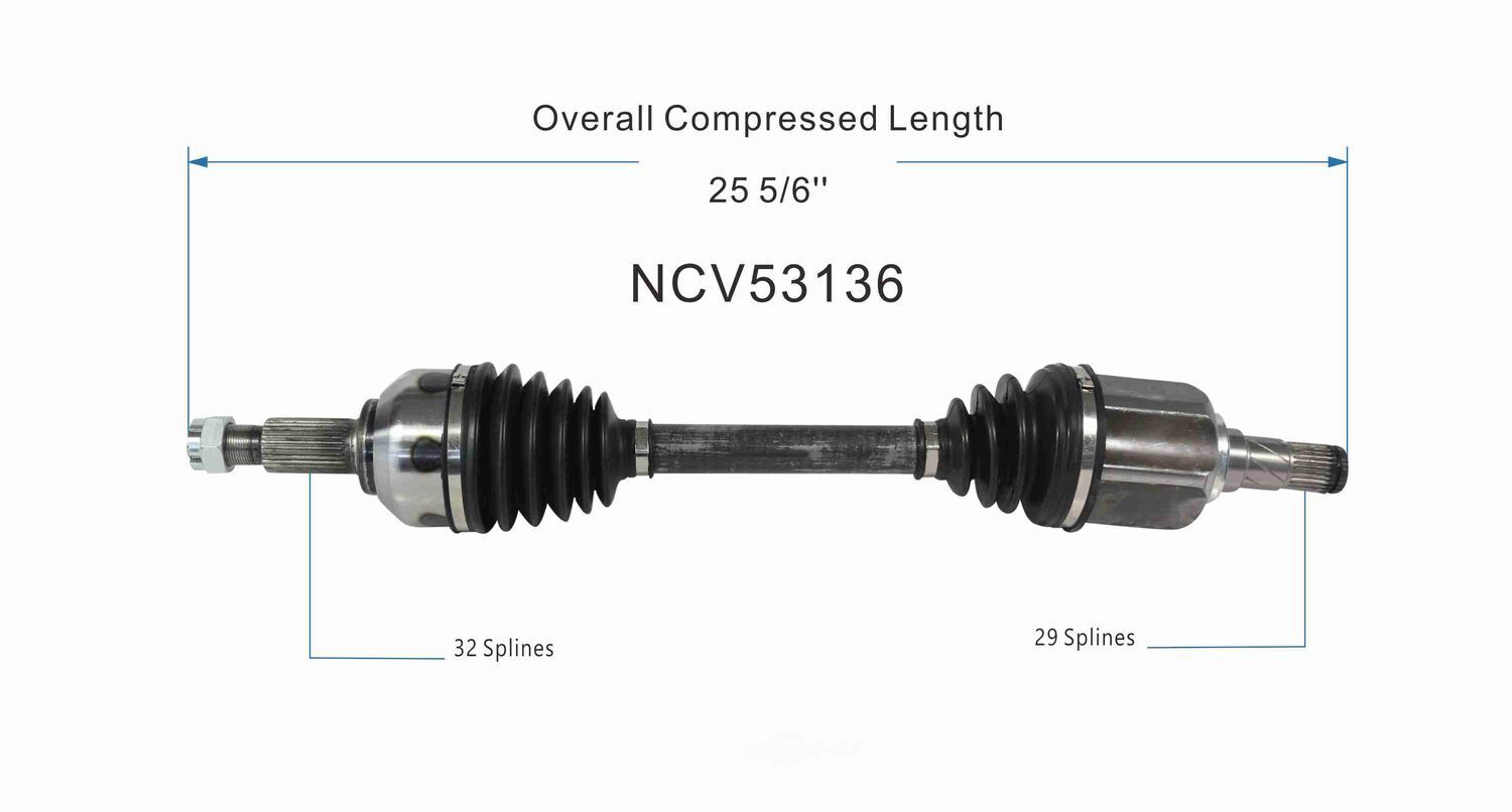 Left New CV Complete Assy   GSP North America   NCV53136
