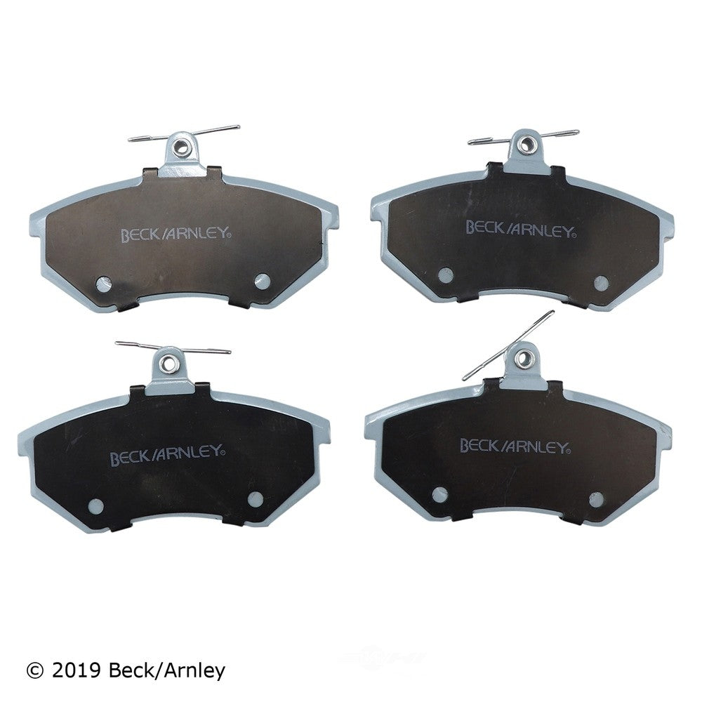 Frt Prem Brake Pads  Beck/Arnley  085-1251