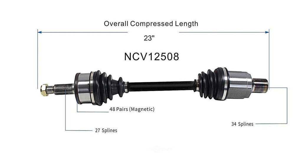 Left New CV Complete Assy   GSP North America   NCV12508