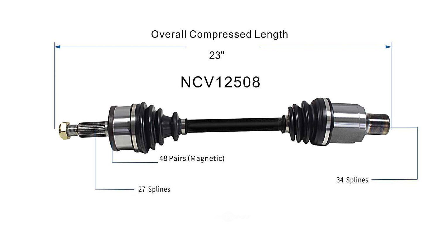 Left New CV Complete Assy   GSP North America   NCV12508