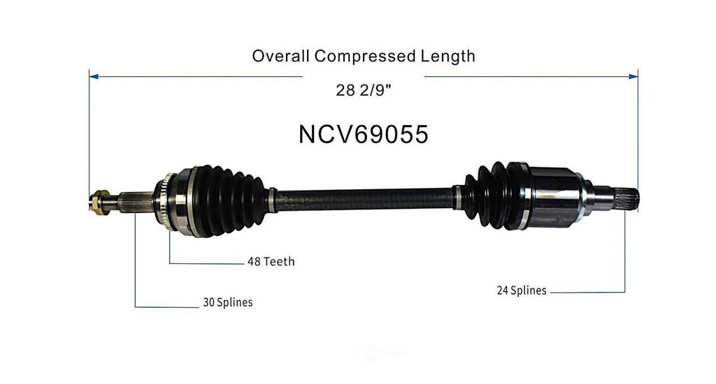 Left New CV Complete Assy   GSP North America   NCV69055