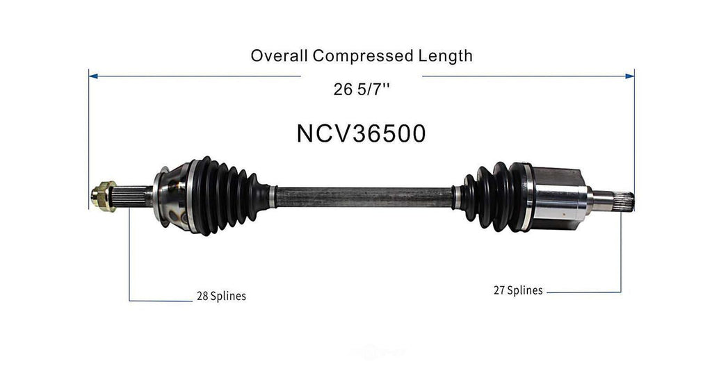 Left New CV Complete Assy   GSP North America   NCV36500