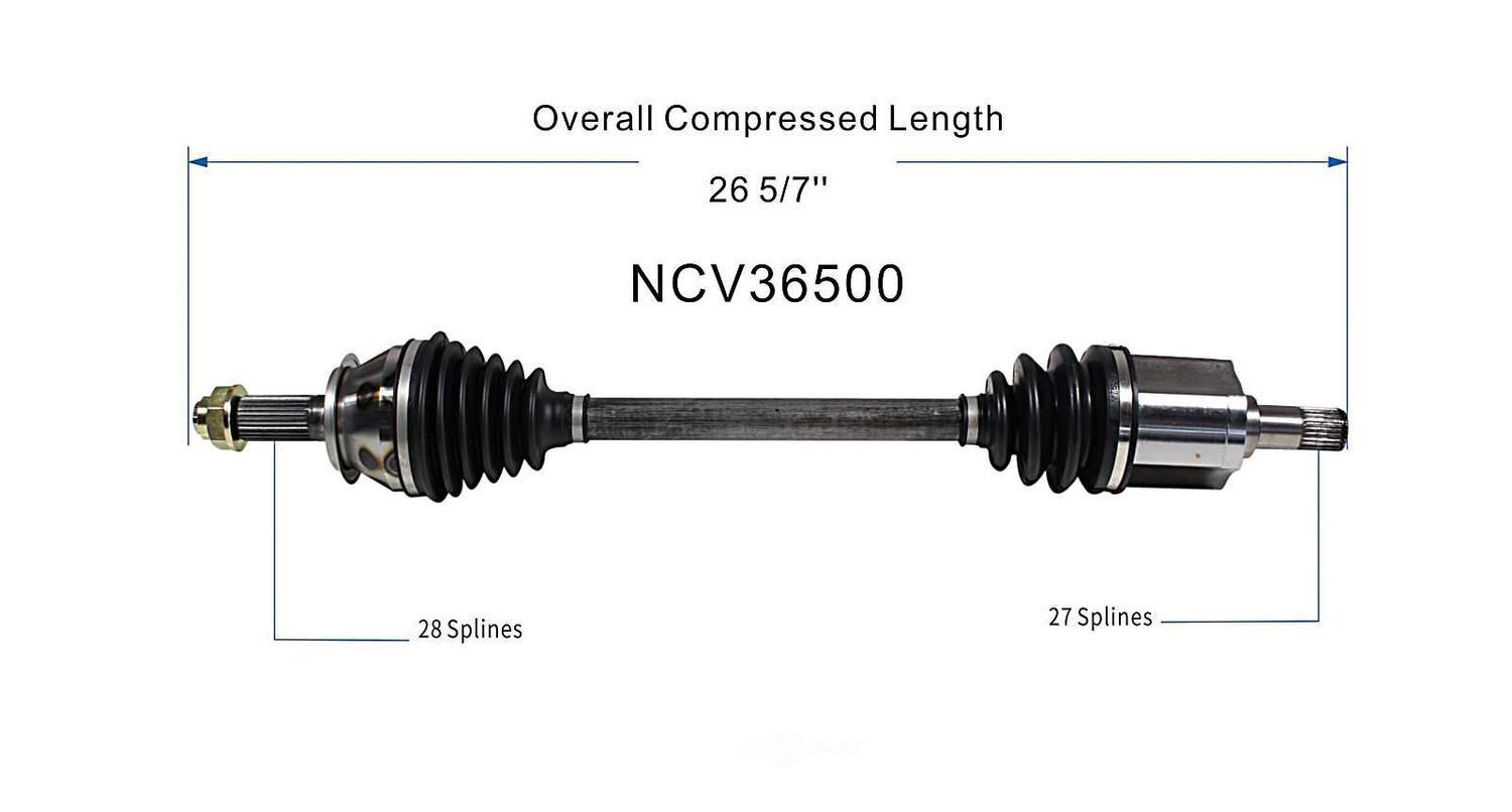 Left New CV Complete Assy   GSP North America   NCV36500