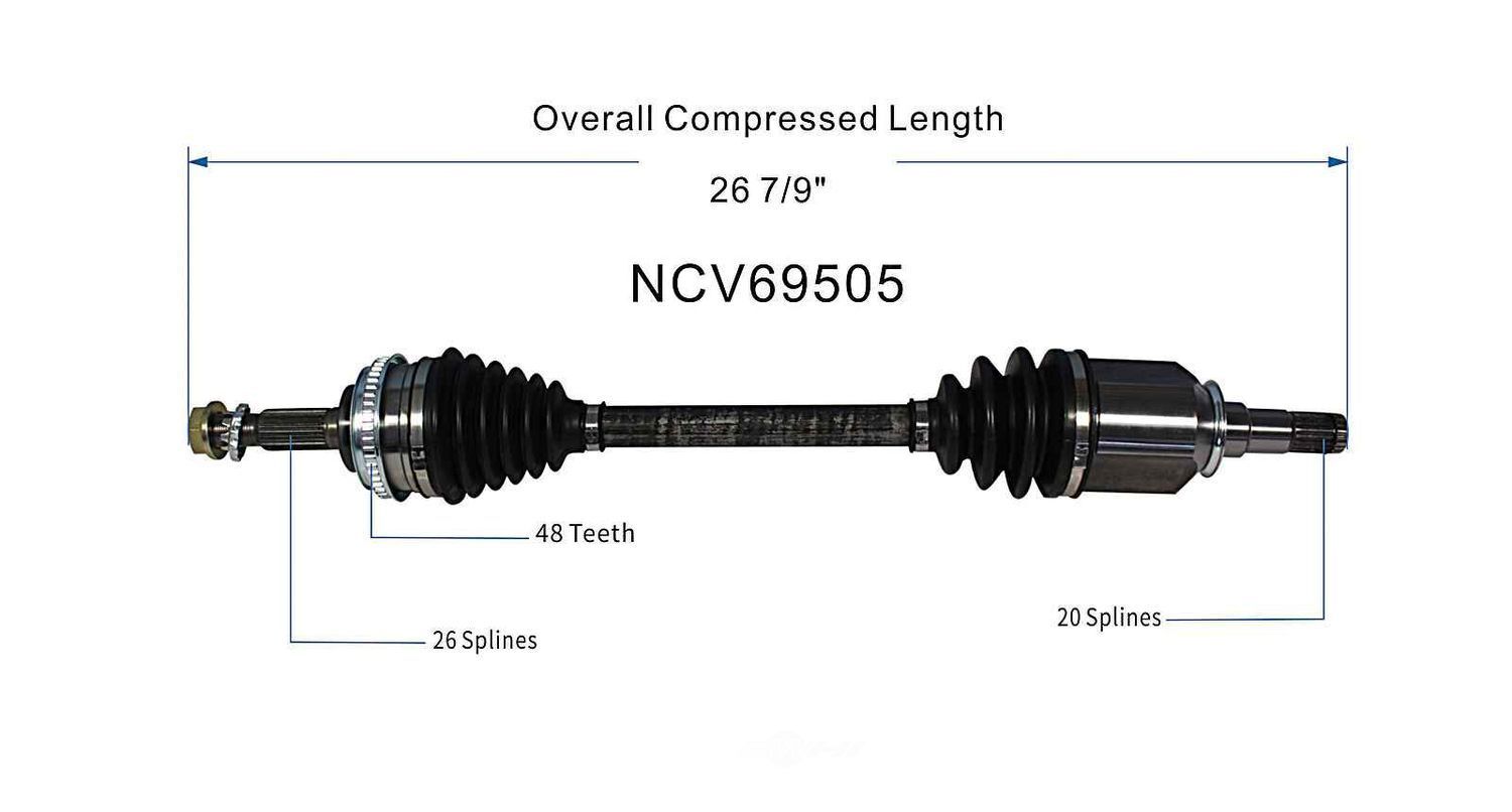 Left New CV Complete Assy   GSP North America   NCV69505