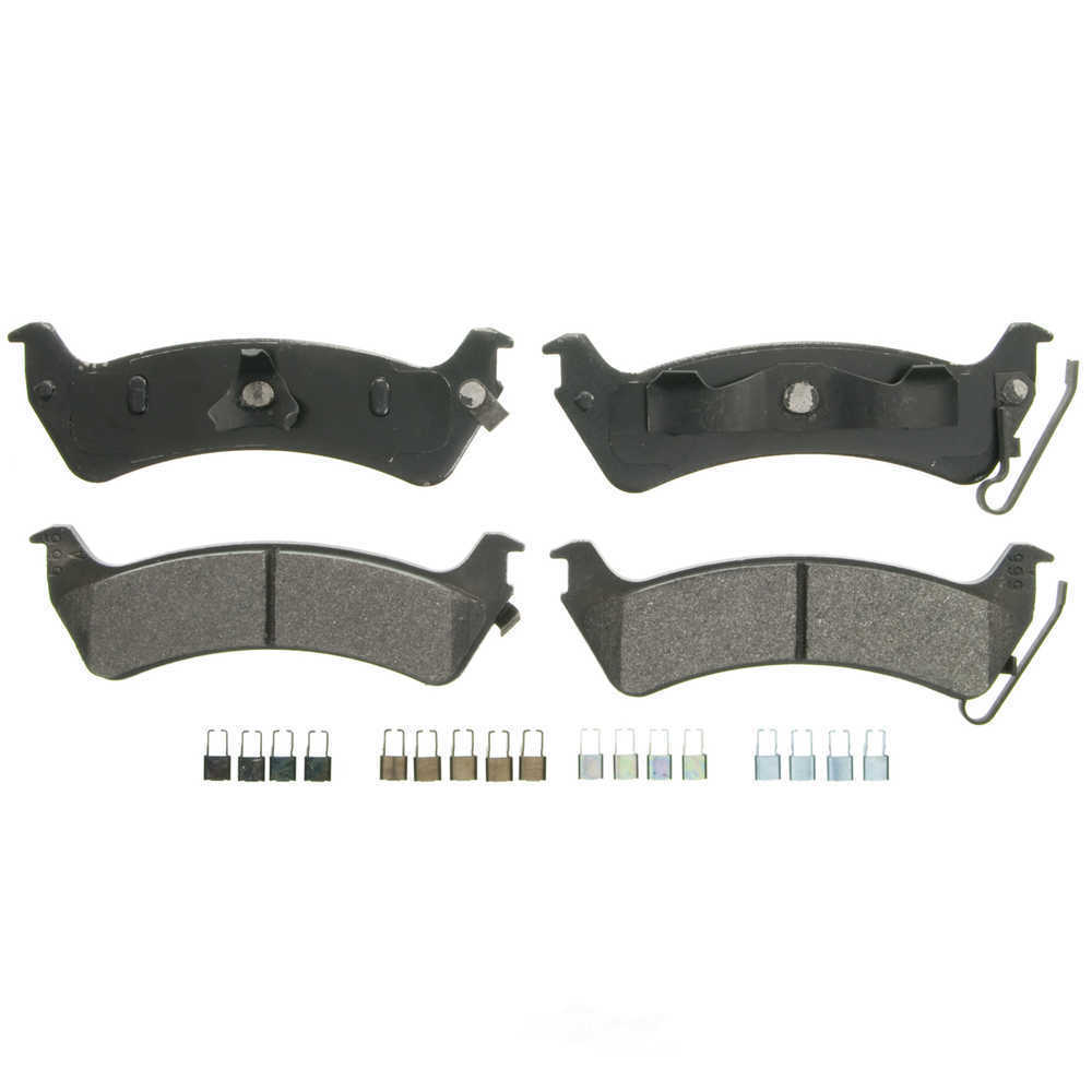 Rr Semi-Met Brake Pads  Wagner  ZX666