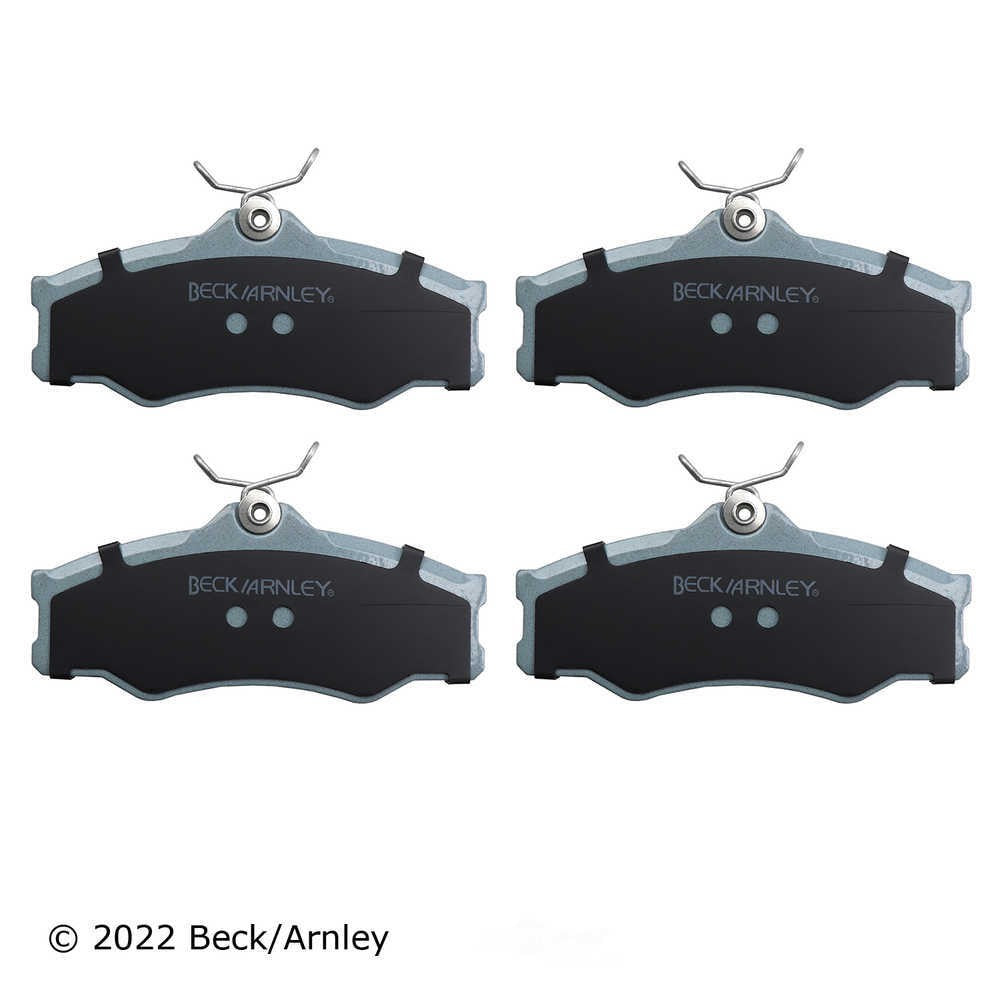 Frt Prem Brake Pads  Beck/Arnley  085-1280