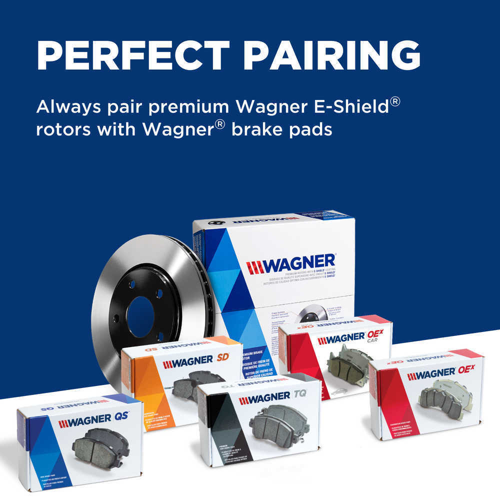 Rr Disc Brake Rotor  Wagner  BD180663E