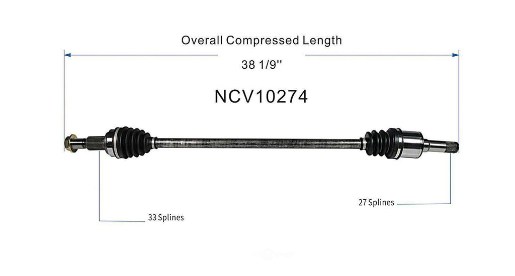 Left New CV Complete Assy   GSP North America   NCV10274