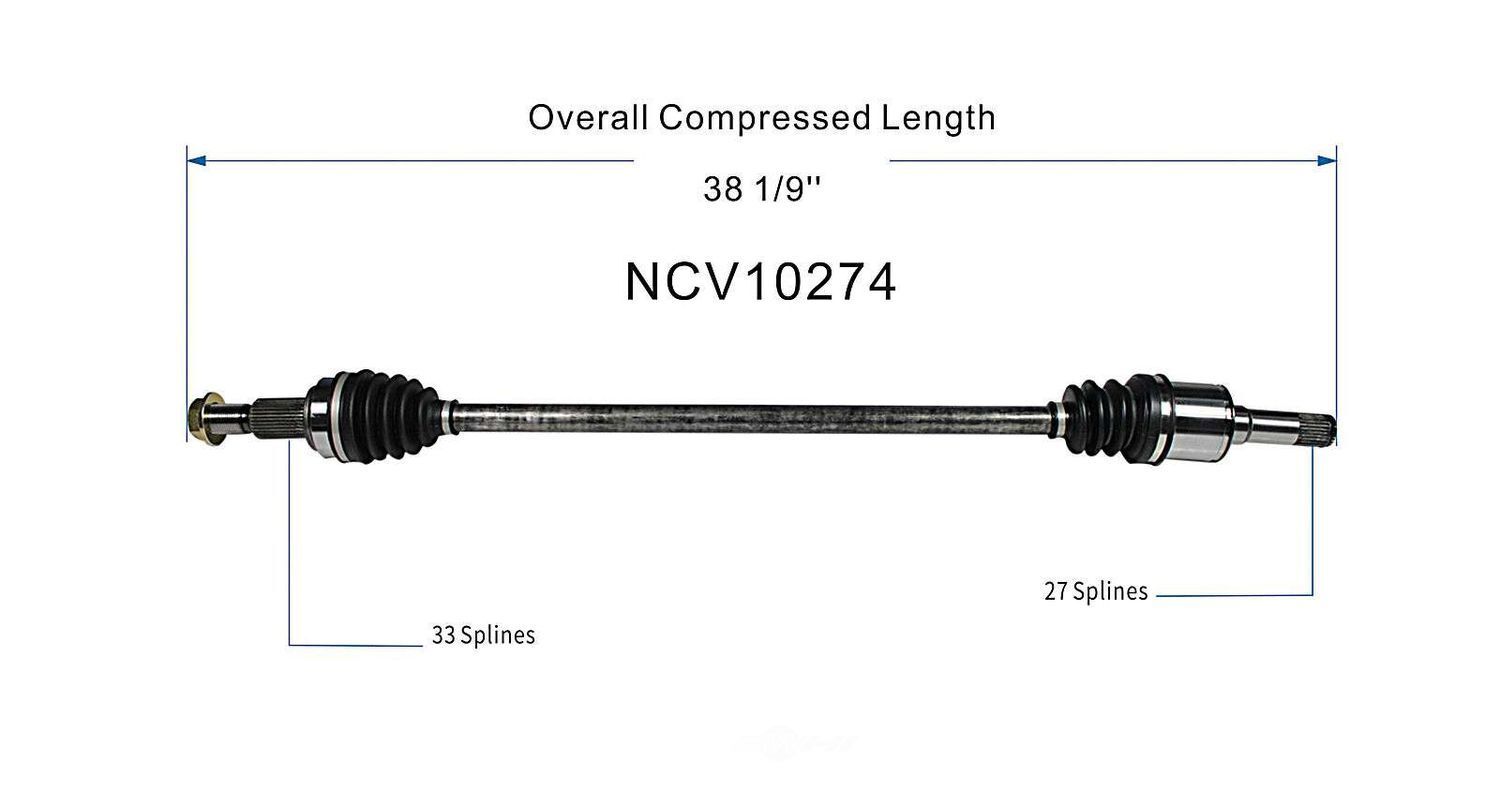 Left New CV Complete Assy   GSP North America   NCV10274