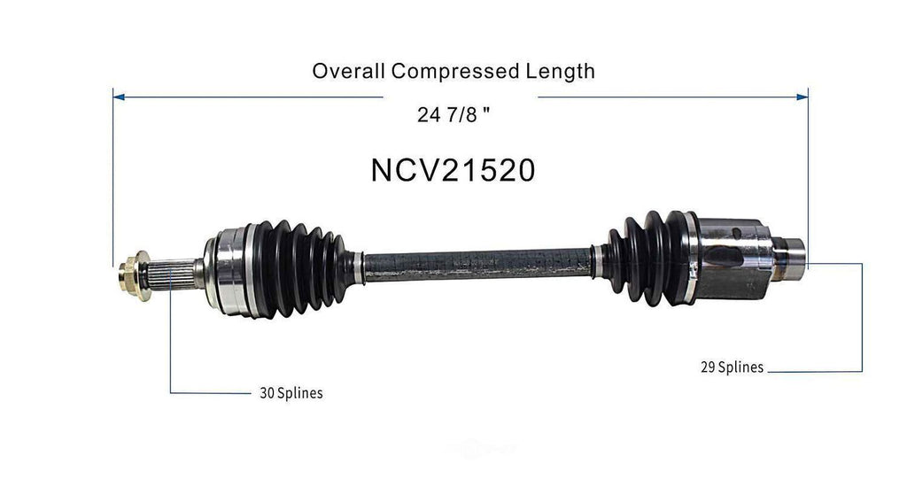 Right New CV Complete Assy   GSP North America   NCV21520