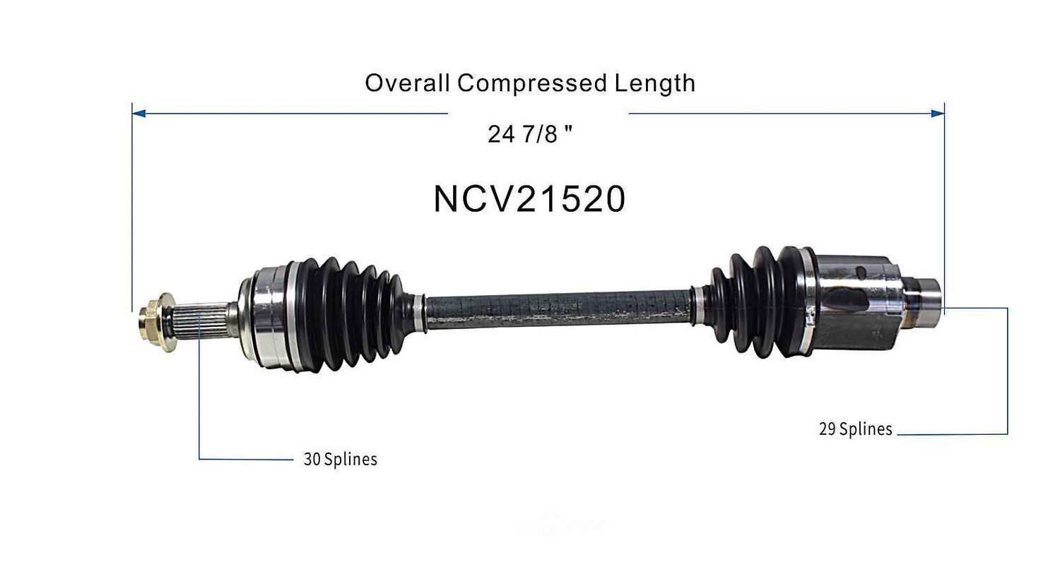 Right New CV Complete Assy   GSP North America   NCV21520