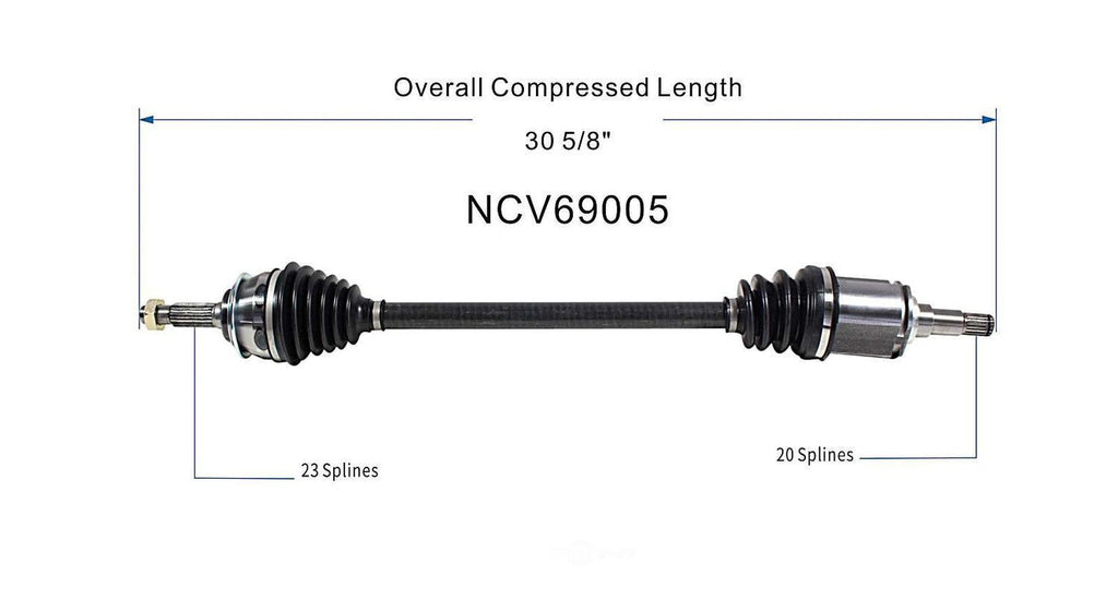 Left New CV Complete Assy   GSP North America   NCV69005