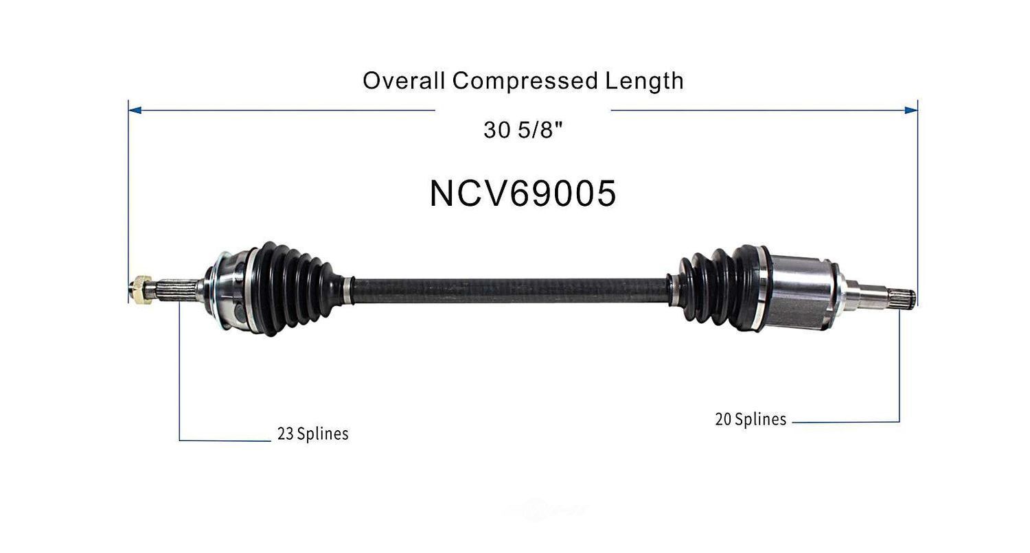 Left New CV Complete Assy   GSP North America   NCV69005