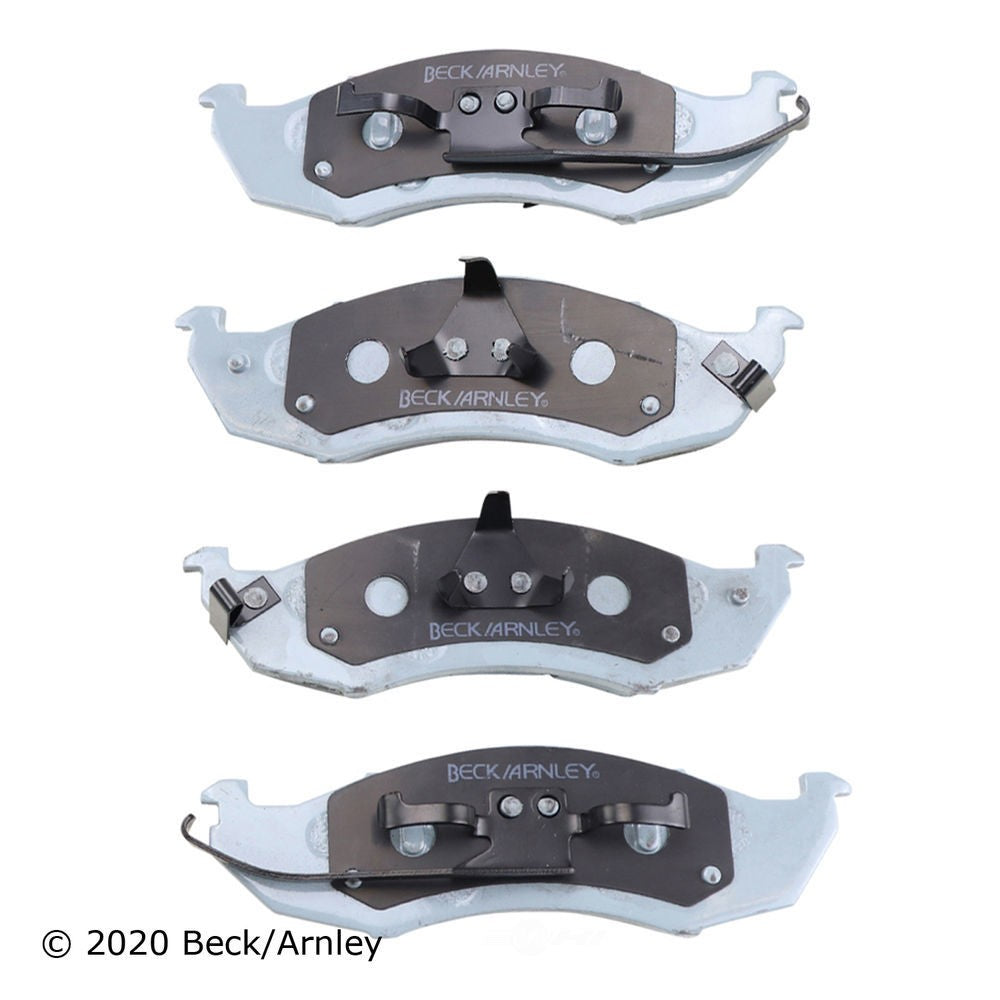 Frt Prem Brake Pads  Beck/Arnley  085-1472
