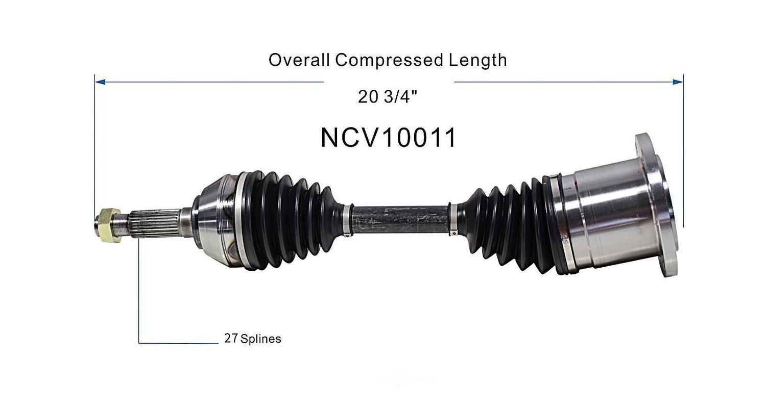Left New CV Complete Assy   GSP North America   NCV10011