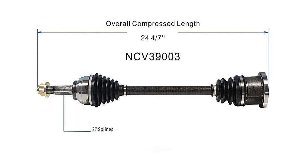 Left New CV Complete Assy   GSP North America   NCV39003