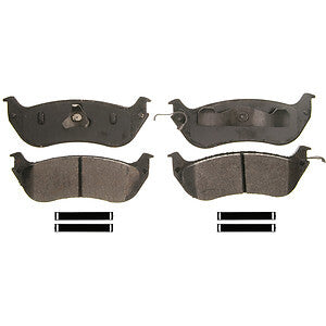 Rr Semi-Met Brake Pads  Wagner  ZX674A