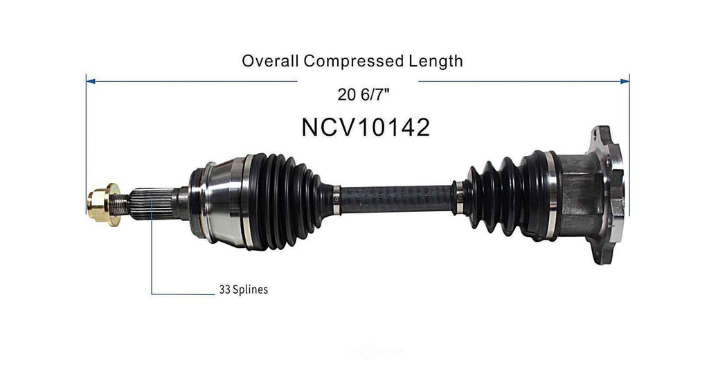 Axle Shaft Assy- CV Shaft   GSP North America   NCV10142
