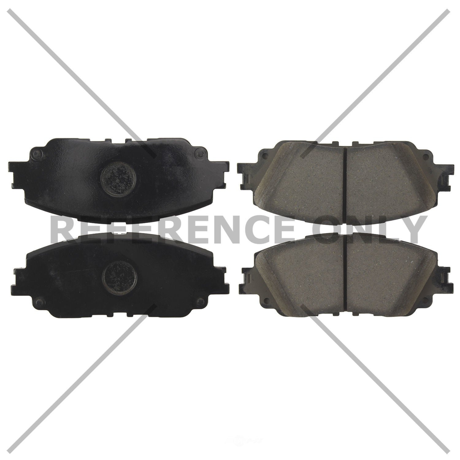 Frt Super Prem Ceramic Brake Pads  Centric Parts  105.60150