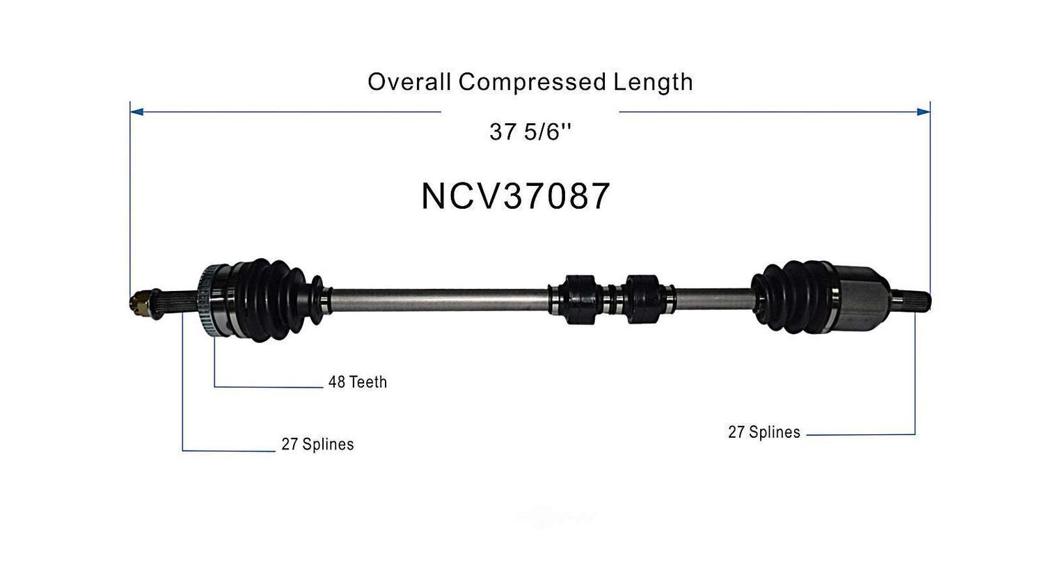 Right New CV Complete Assy   GSP North America   NCV37087