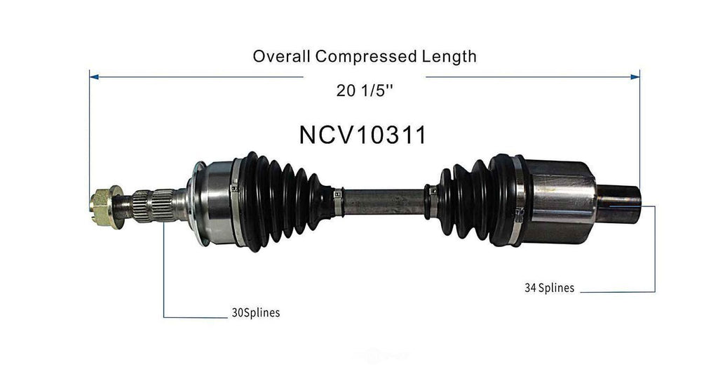 Right New CV Complete Assy   GSP North America   NCV10311