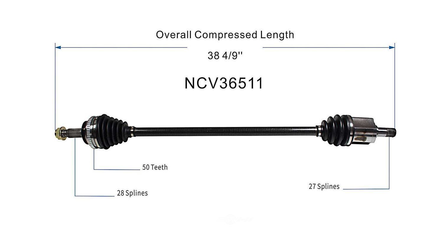 Left New CV Complete Assy   GSP North America   NCV36511
