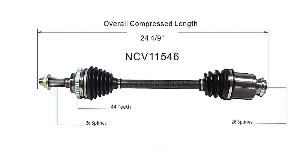 Right New CV Complete Assy   GSP North America   NCV11546