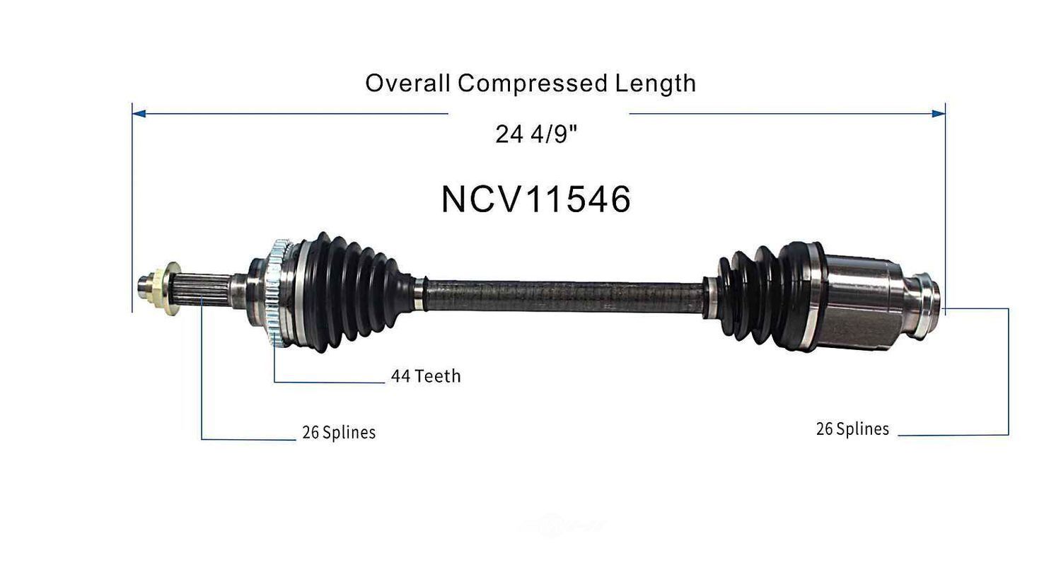 Right New CV Complete Assy   GSP North America   NCV11546