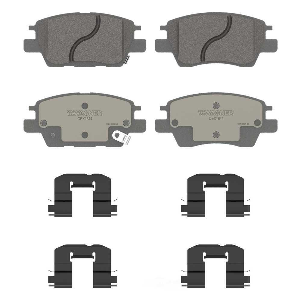 Frt Premium Ceramic Brake Pads  Wagner  OEX1844