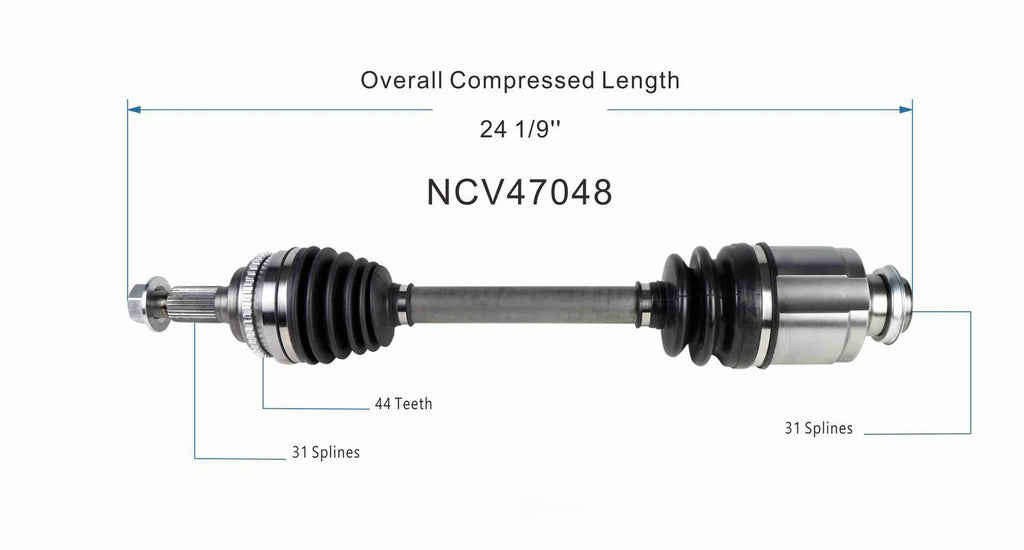 Right New CV Complete Assy   GSP North America   NCV47048
