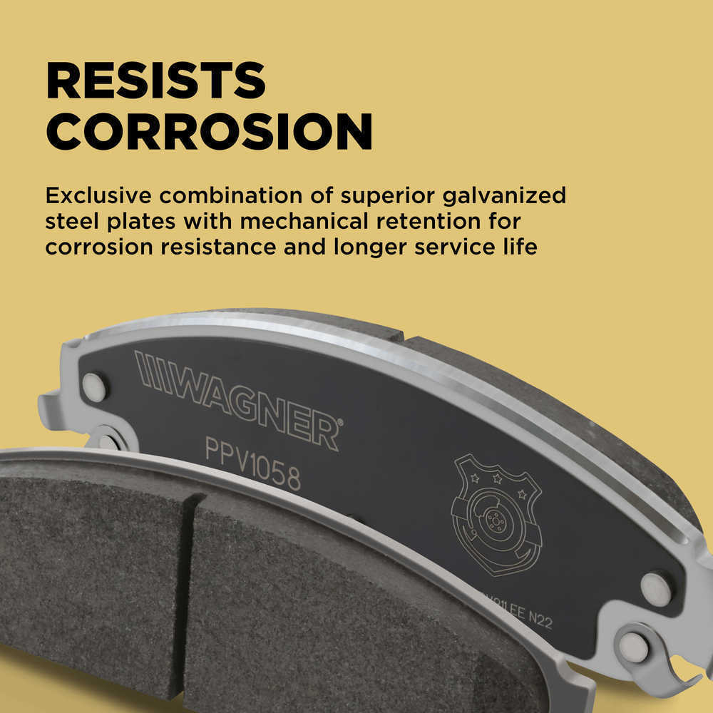 Frt Disc Brake Pads  Wagner  PPV2087
