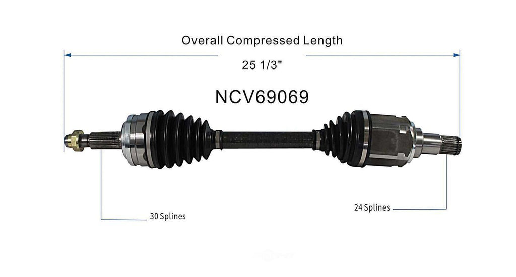 Left New CV Complete Assy   GSP North America   NCV69069