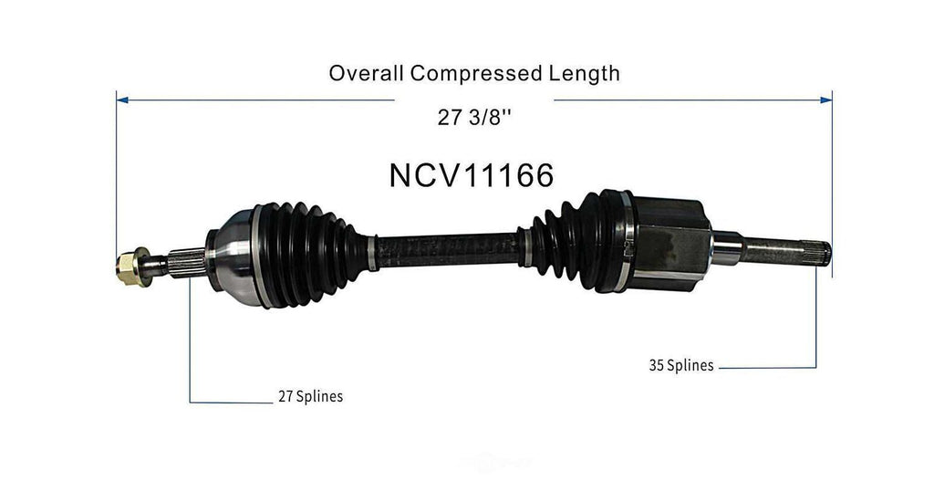 Left New CV Complete Assy   GSP North America   NCV11166