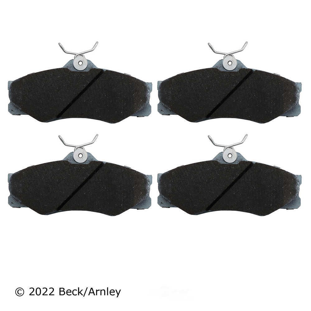 Frt Prem Brake Pads  Beck/Arnley  085-1280