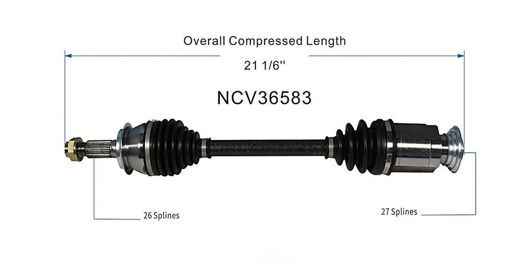 Right New CV Complete Assy   GSP North America   NCV36583
