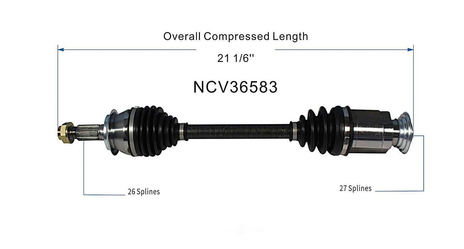 Right New CV Complete Assy   GSP North America   NCV36583