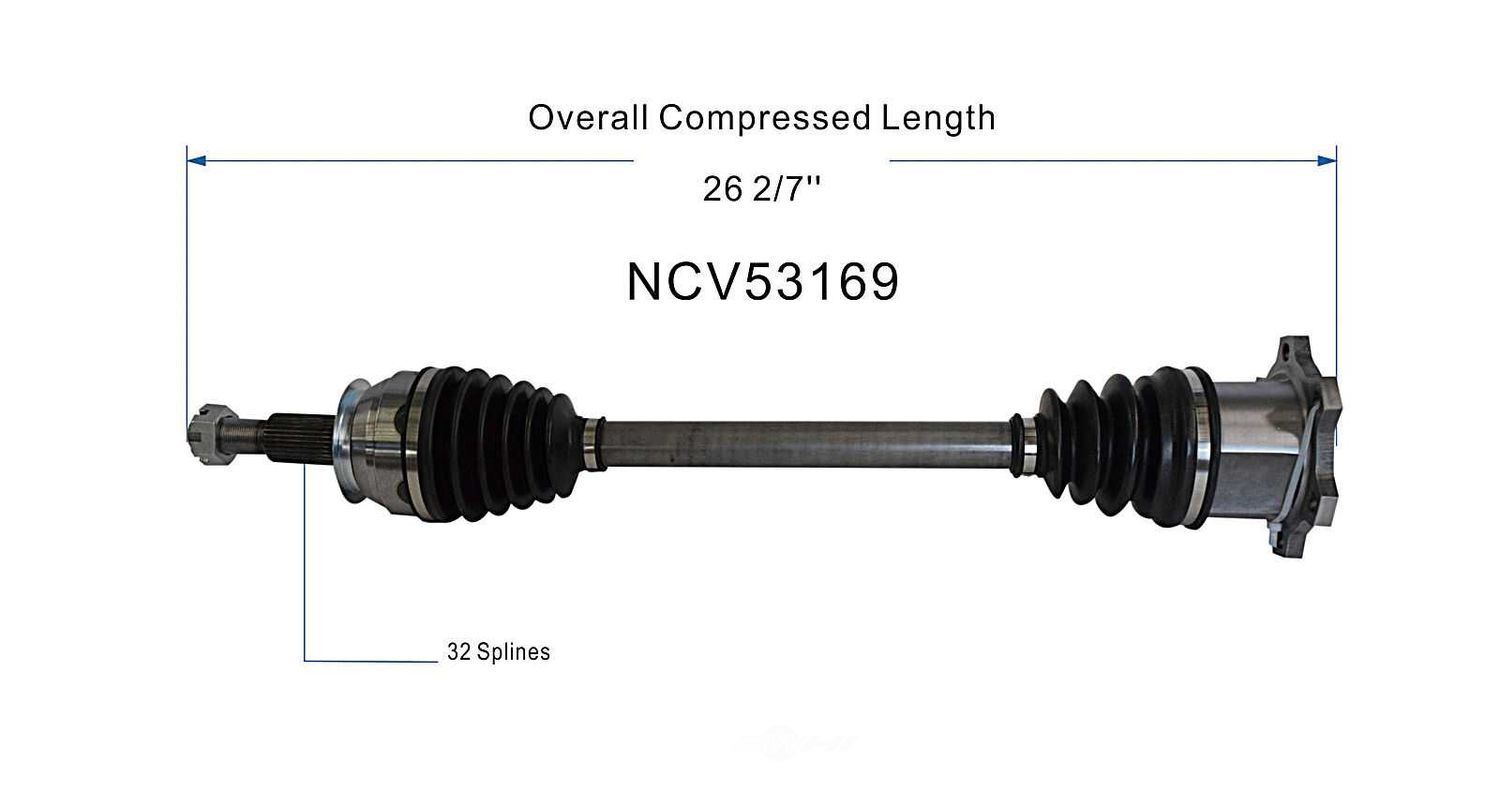Right New CV Complete Assy   GSP North America   NCV53169