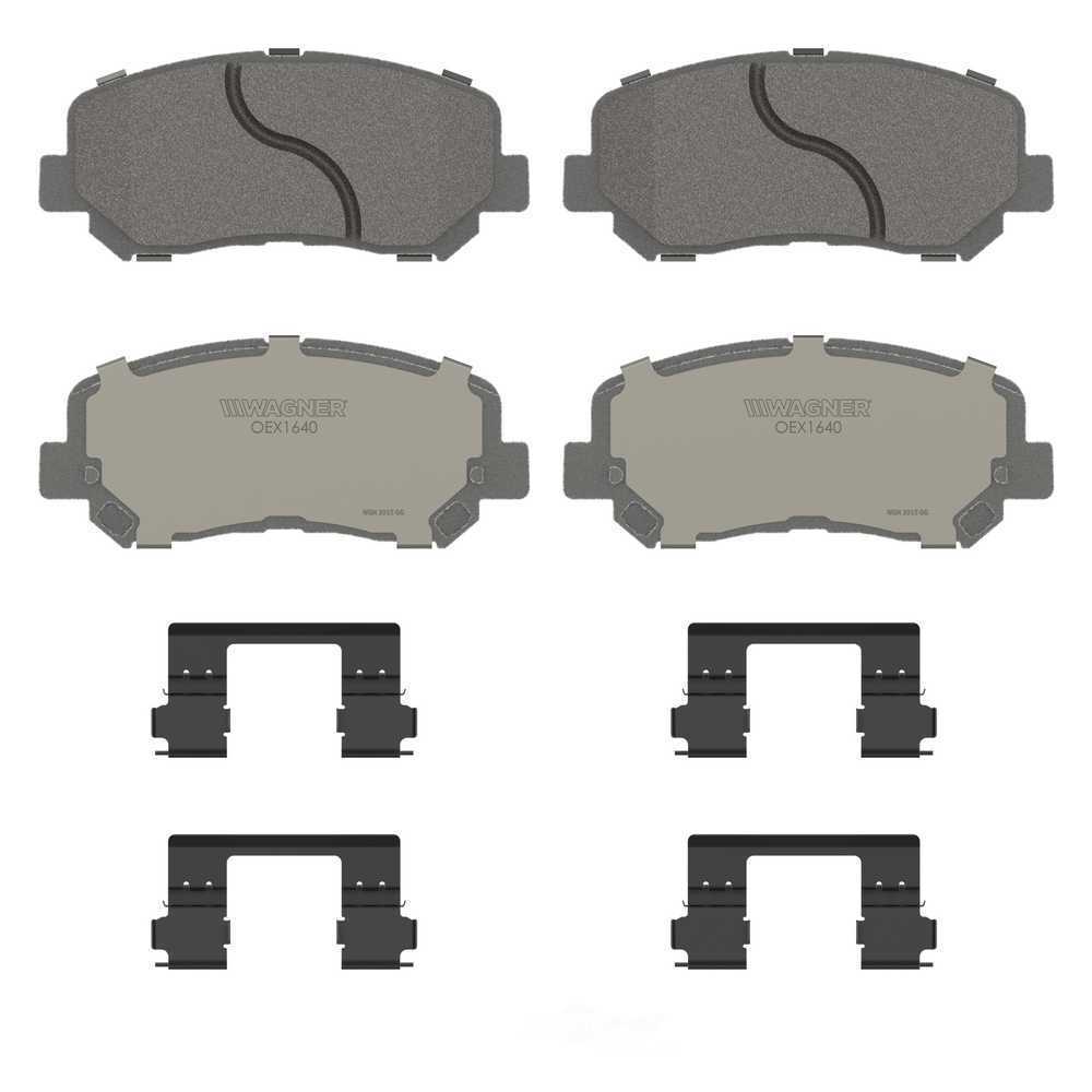 Frt Premium Ceramic Brake Pads  Wagner  OEX1640