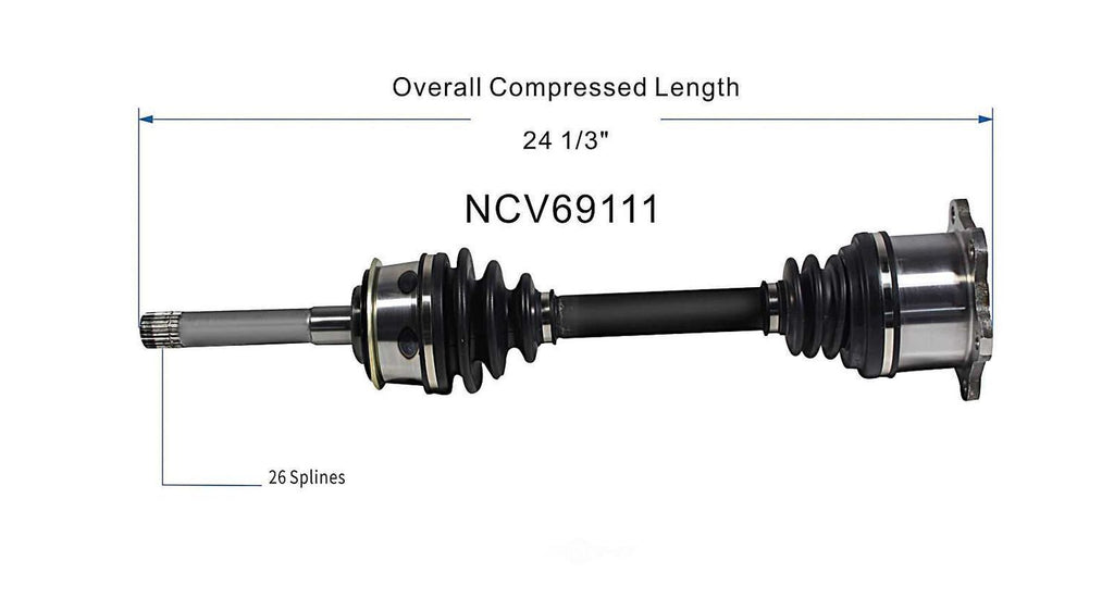 Axle Shaft Assy- CV Shaft   GSP North America   NCV69111