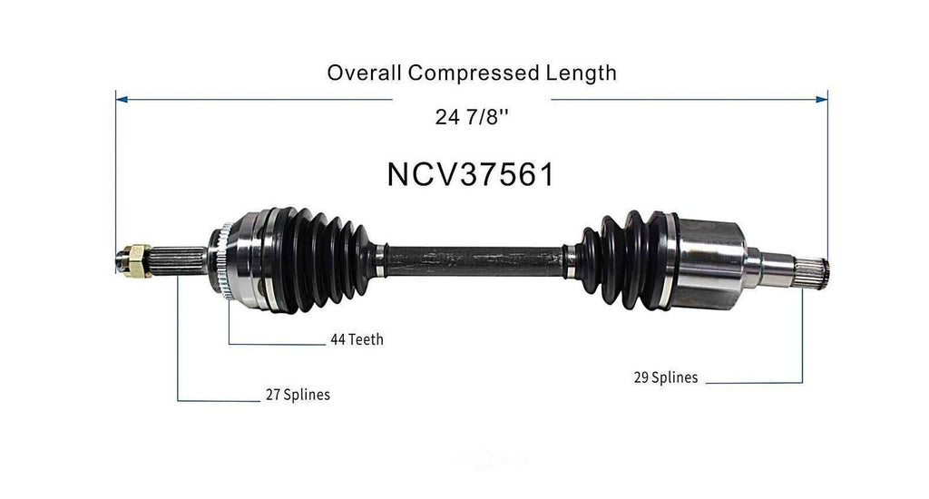Left New CV Complete Assy   GSP North America   NCV37561