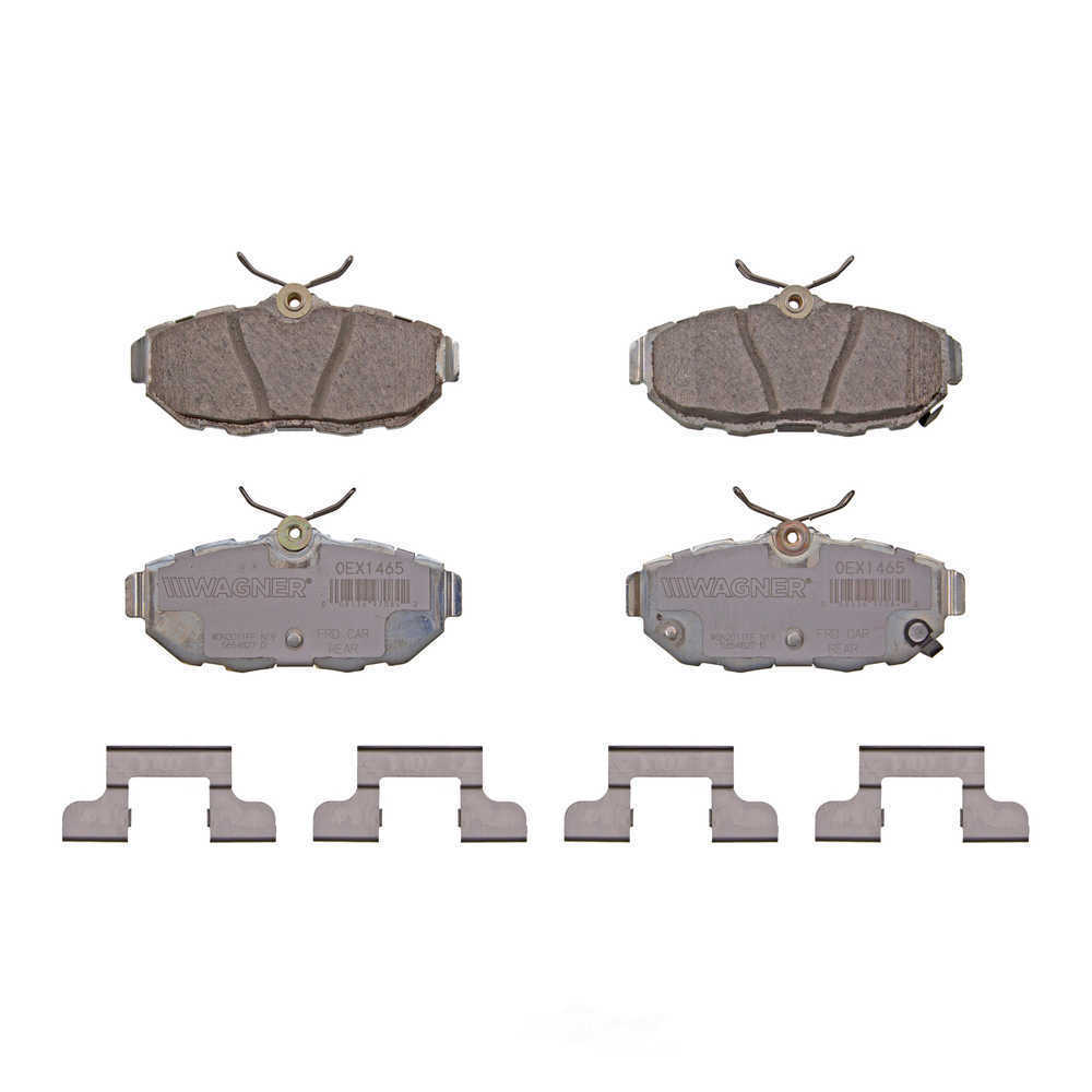 Rr Premium Ceramic Brake Pads  Wagner  OEX1465