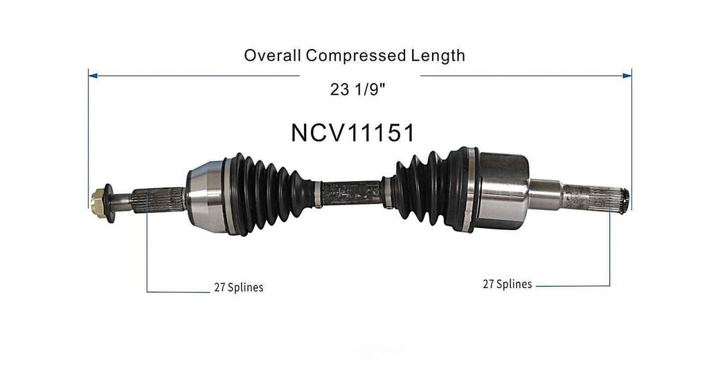 Left New CV Complete Assy   GSP North America   NCV11151