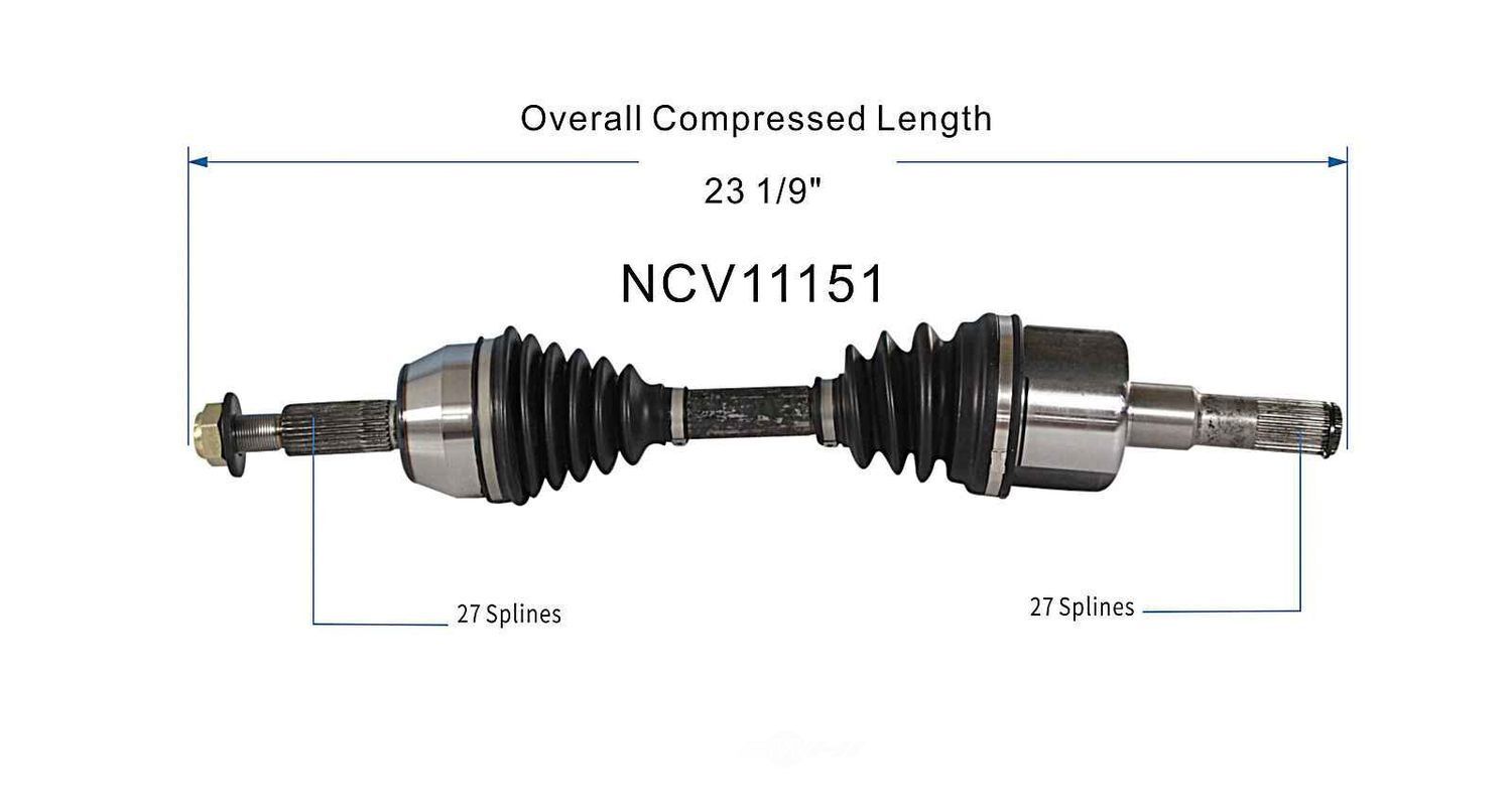 Left New CV Complete Assy   GSP North America   NCV11151