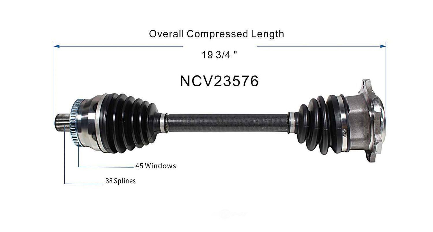 Right New CV Complete Assy   GSP North America   NCV23576