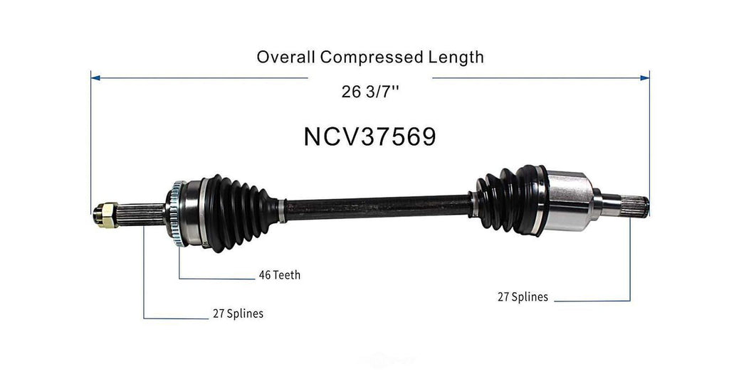 Left New CV Complete Assy   GSP North America   NCV37569