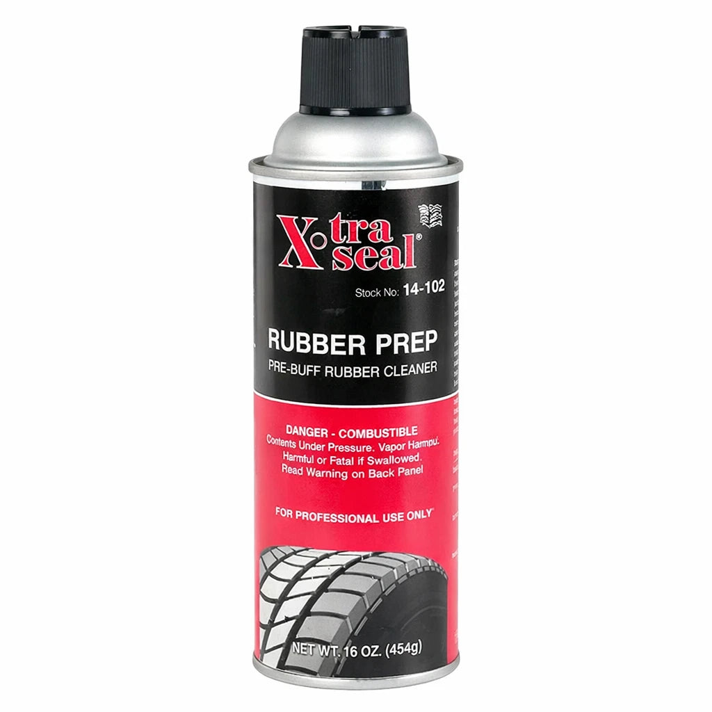 Xtra Seal 14-102 Rubber Prep Pre-Buff Cleaner Aerosol 16oz - 2 Can Bundle