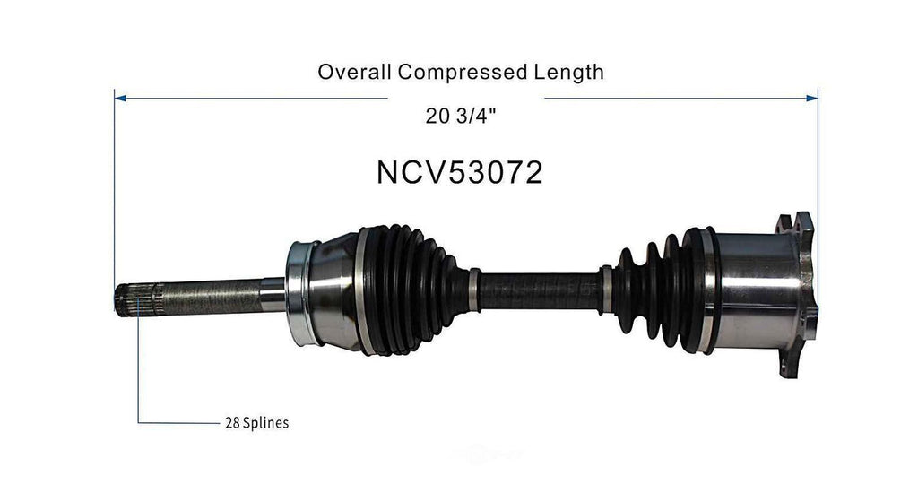 Axle Shaft Assy- CV Shaft   GSP North America   NCV53072