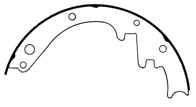 Frt Premium Brake Shoes  Centric Parts  111.02270
