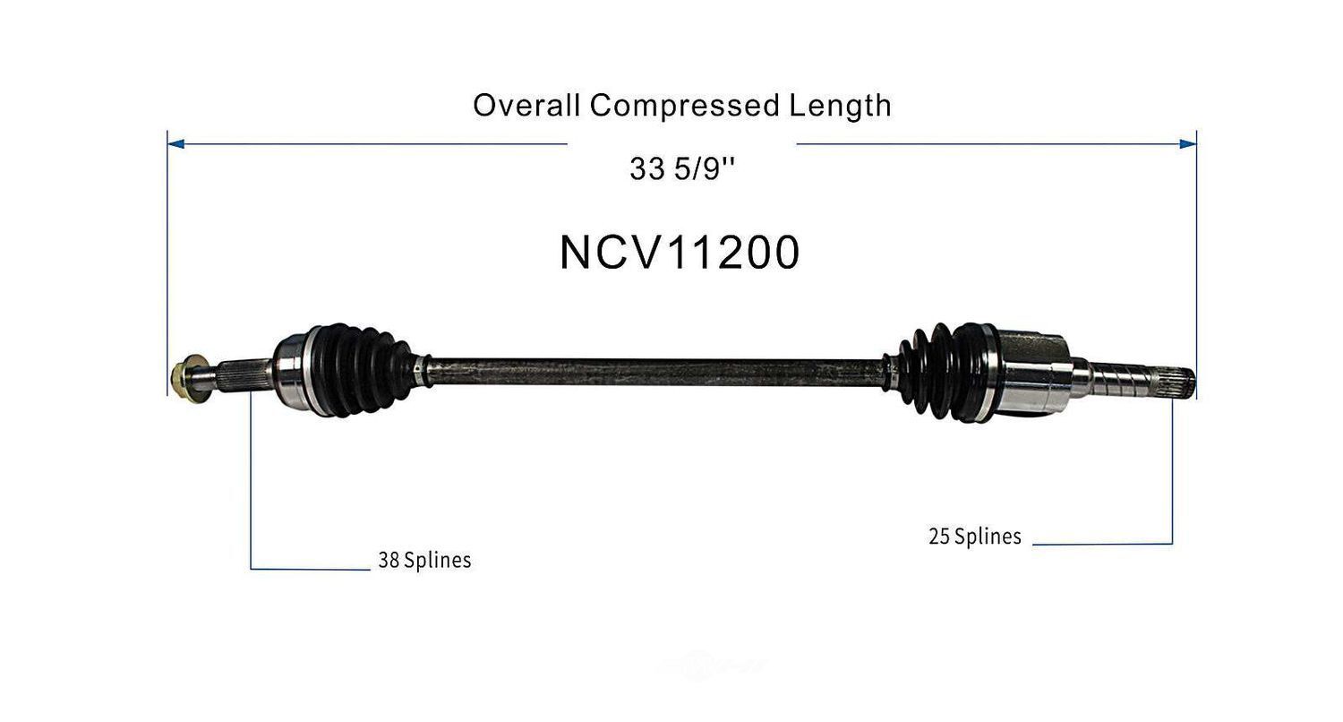 Left New CV Complete Assy   GSP North America   NCV11200