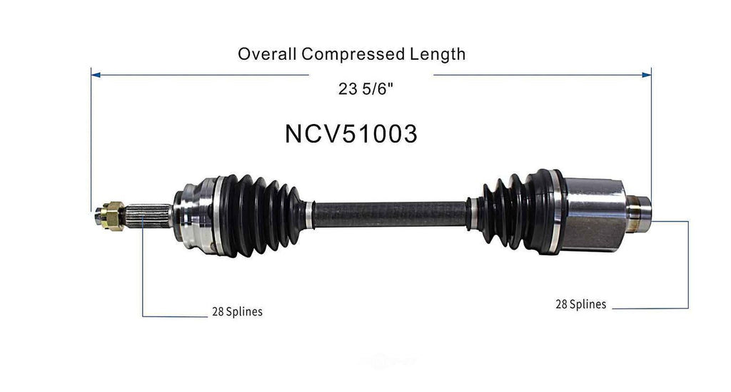 Right New CV Complete Assy   GSP North America   NCV51003